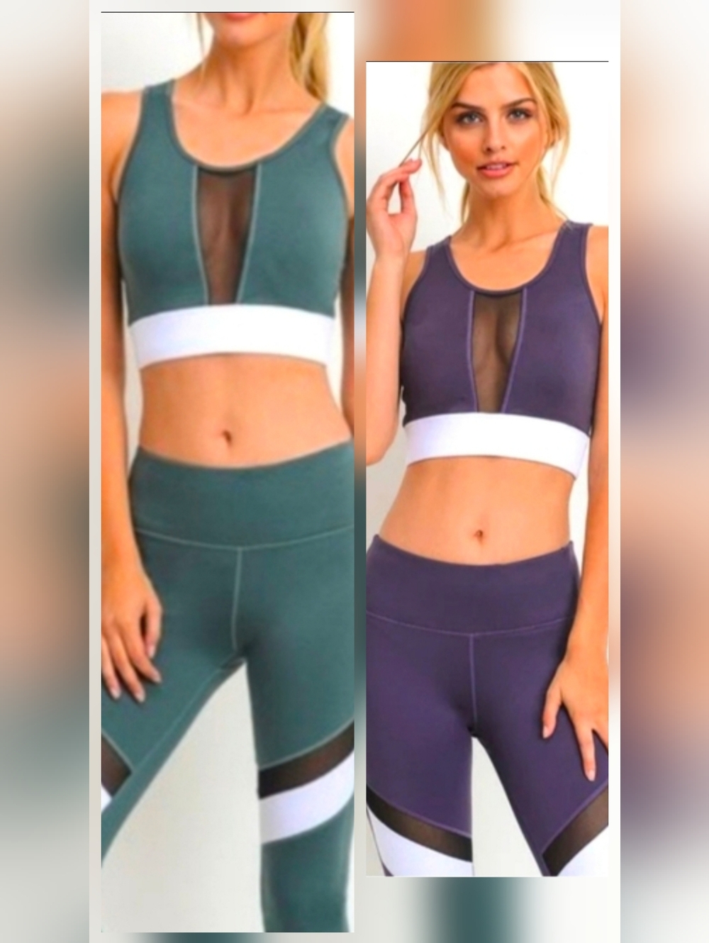 WORK HARD PLAY HARD "Don't Mesh With Me" Sports Bras From Mono B